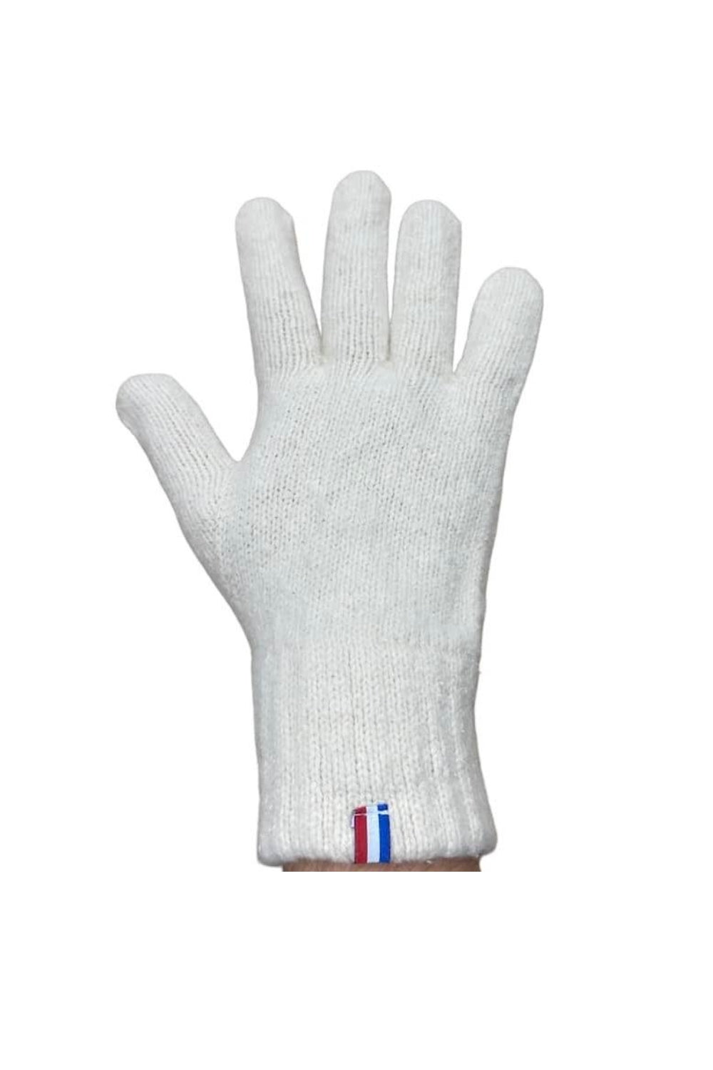 Gant, mixte, éthique et responsable , blanc écru, laine des Pyrénées et coton recyclé ♻️, made in France 🇫🇷 , maison izard 